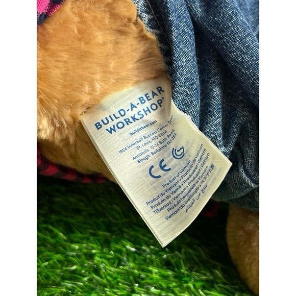 Build‎ a Bear BAB Pawlette Brown Easter Bunny Rabbit Stuffed Plush w/ outfit 15" - Picture 5 of 6